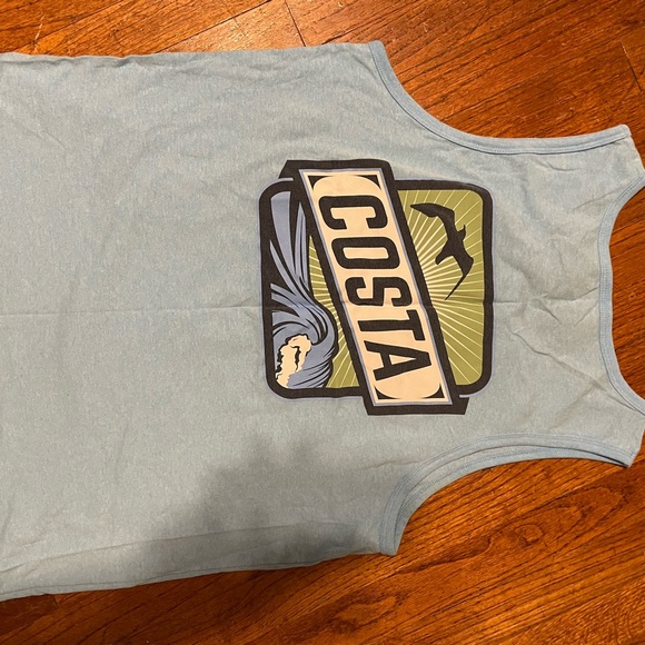 Men’s light blue Costa tank, size L - Picture 3 of 3